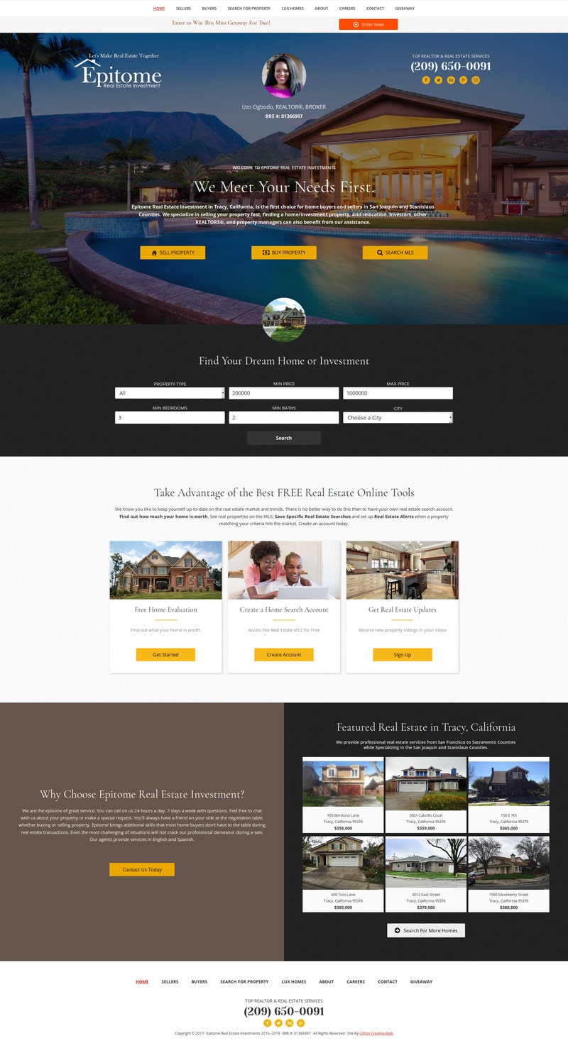 Real Estate Website Design